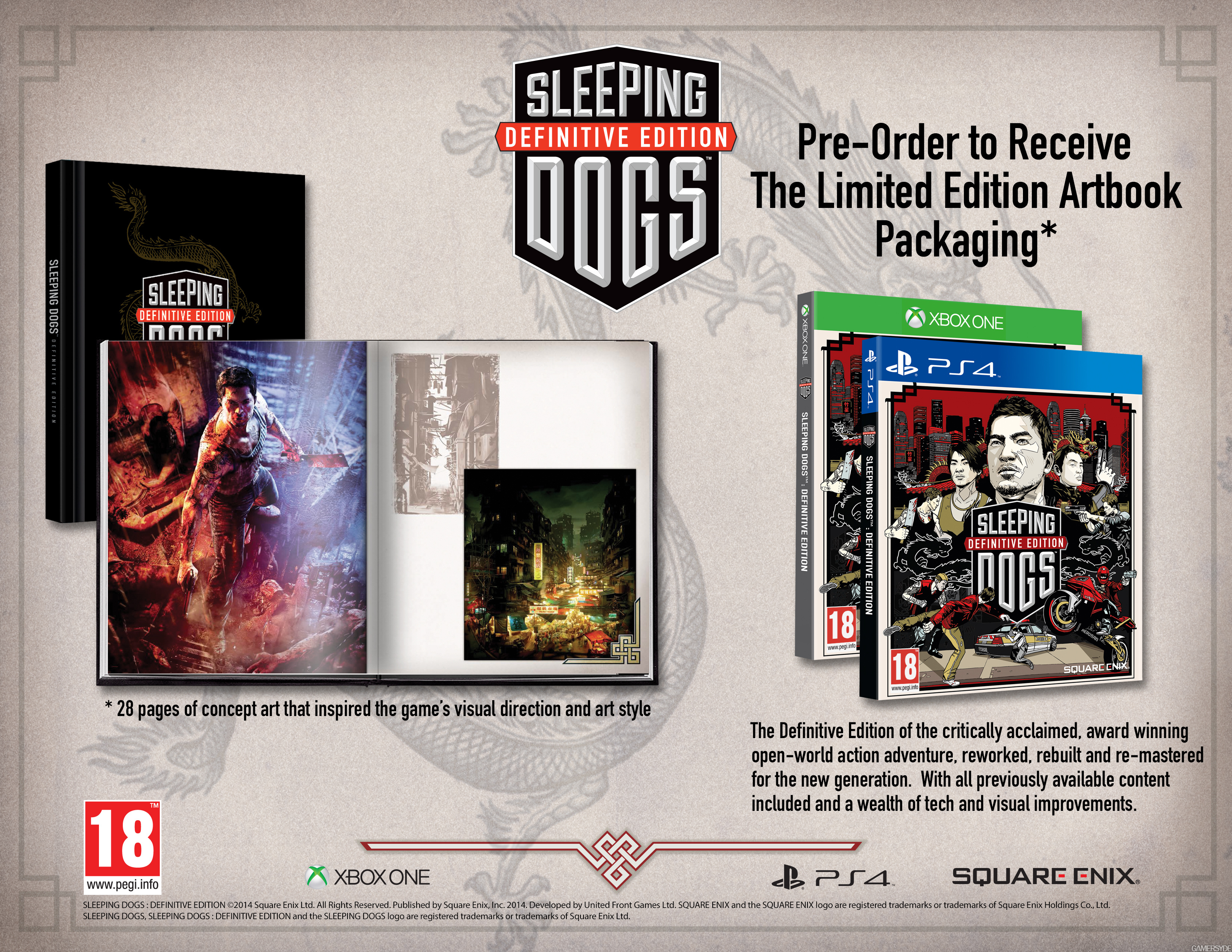 sleeping dogs definitive edition pc changes