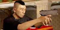 Johnny Ratface after shooting Uncle Po at Winston's wedding