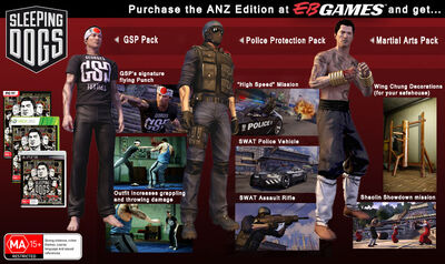 Sleeping Dogs Special Pre-Order Packs