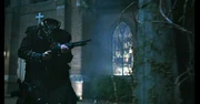 The Horseman seen in the Cemetary firing his Mossberg 500 at Ichabod and Abbie