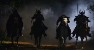 Jeremy as War with the other Four Horsemen