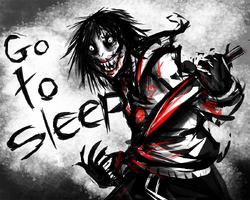 Digital art Jeff the killer by AnonymousLlama