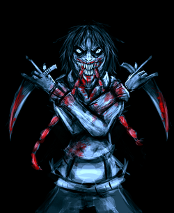 ChrisLopez1120 on X: My art of Jeff the Killer. This is my