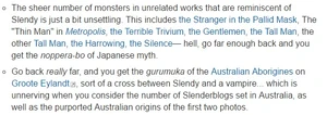 TVTropes making a note of the similarities