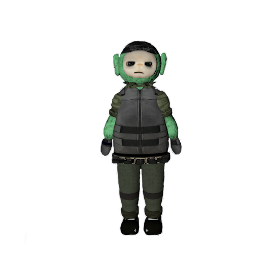 Slendytubbies 3 Head Skin (Ghost In a Shell) by RedDragonGhoul87