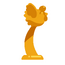 Golden Chicken Statue