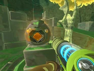 Honey Slime Statue at the Ruins entrance