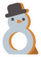 IconDecorSnowmanStandee