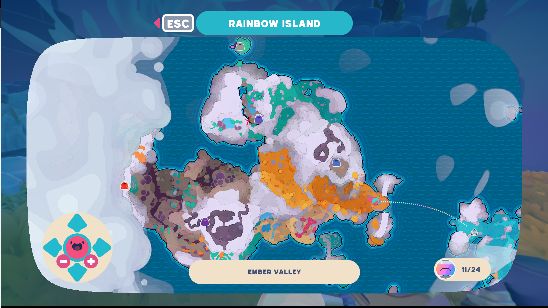 Slime Rancher 2 Starlight Strand - Map, nodes, slimes, and resource spots