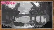 Concept art for some ruins