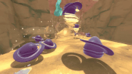 "Dervish Slimes love to zoom around on little cyclones!"