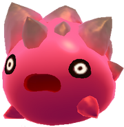 The standard fear face for most slimes prior to their graphical update in Update 1.4.0