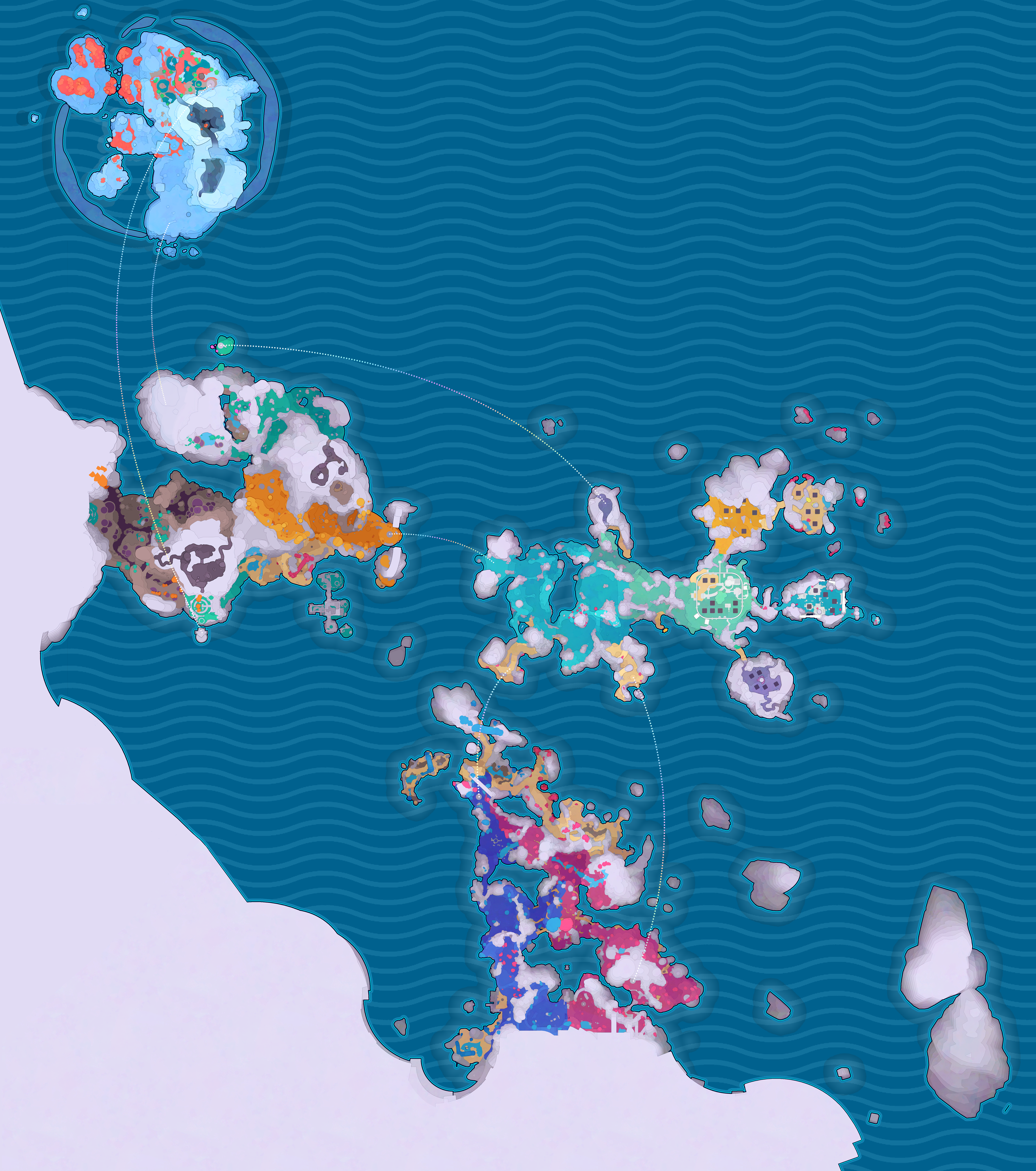 Been making an interactive map for Slime Rancher 2 :) (Second image is the  full uncovered map) : r/slimerancher