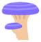 IconDecorTallVioletSwirlShroom