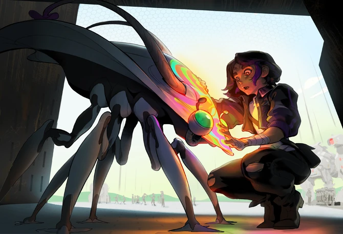 Cythiria and Blinky meet for the first time