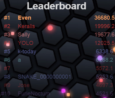 Decided to download slither io again and this was what I got. The person  second on the leaderboard was half of this and I got killed by someone less  that 1000😭 