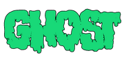 Ghost's tag which is a green blob ghost with crossed out eyes