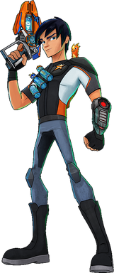 Eli Shane in Slugterra Eastern Caverns