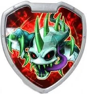 A nightgiest dart target