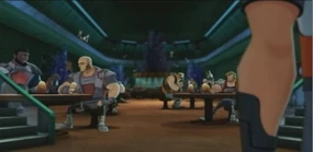 A cavern where the exploration team met.