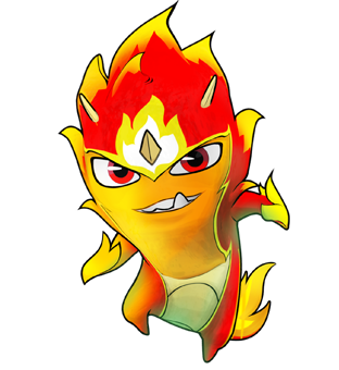 slugterra fire elemental toy