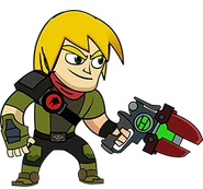 Billy as he appears in Slug It Out!