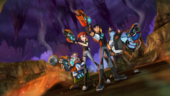 The Gang in "Slugterra: Ghoul from Beyond"