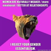 Gender essentialism