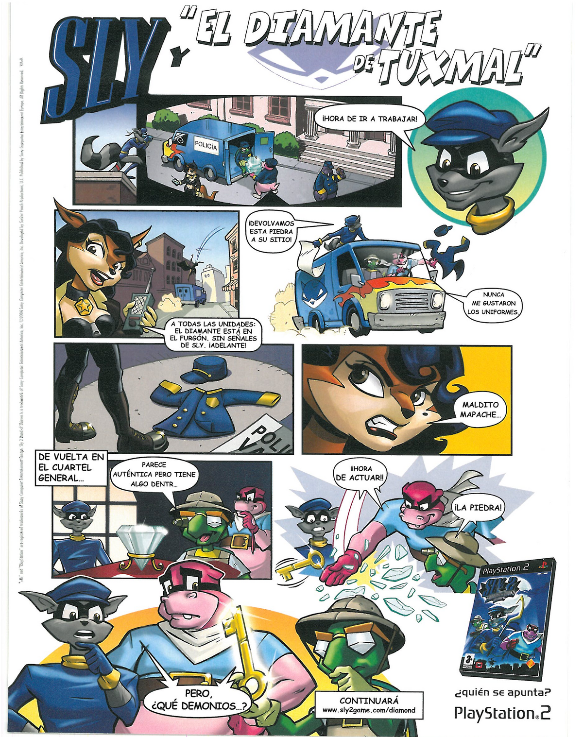 Adventures of Sly Cooper (2004) comic books