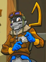 Sly's ACCES pilot disguise cutscene