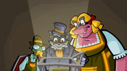 The Cooper Gang Stealing "The World's Most Expensive Bavarian Chocolate" While In Disguise Aboard The Train From "Goodbye My Sweet" Bonus Video From Sly 3.