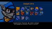 Sly's power-up grid from Sly 2