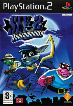 Cover art for The Adventures of Sly Cooper #2 by skullbabyland on