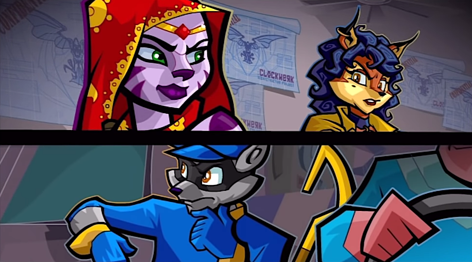 Cover art for The Adventures of Sly Cooper #2 by skullbabyland on