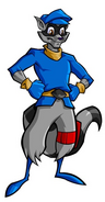 Sly Cooper Animated Model From Sly 3: Honor Among Thieves.