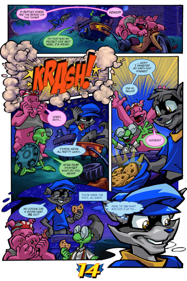 Adventures of Sly Cooper (2004) comic books