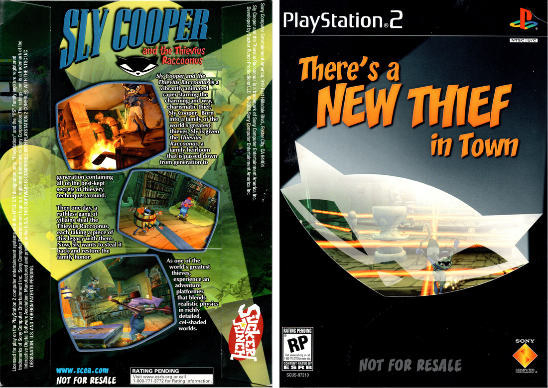 Sly Cooper And The Thievius Raccoonus - PlayStation 2