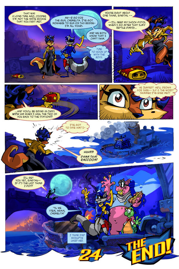 Adventures of Sly Cooper (2004) comic books