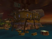 The back of Skull Keep