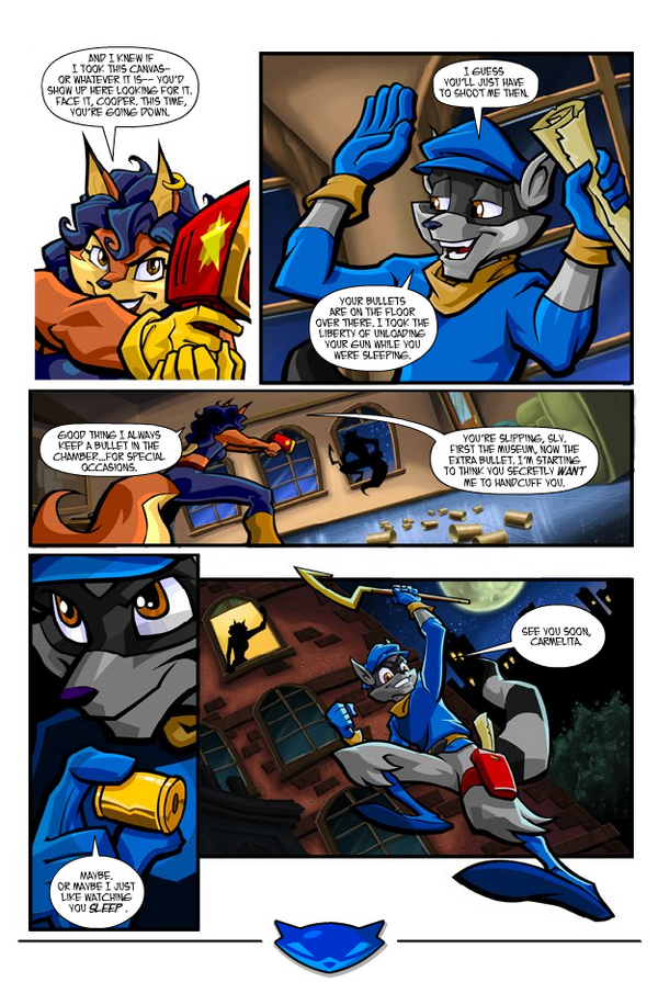 Cover art for The Adventures of Sly Cooper #2 by skullbabyland on