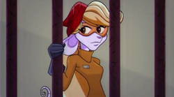 Penelope in prison.