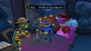 Safe house gameplay from Sly 2