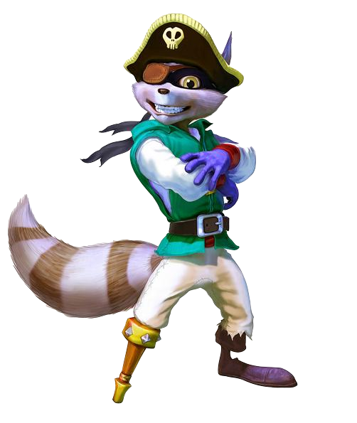 Sly Cooper e Carmelita Fox, retrato animado, png