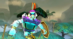 El General Tsao apunto de enfrentarse a Sly Cooper.
