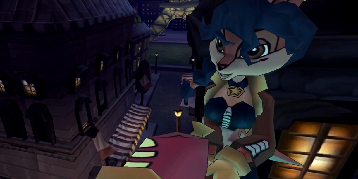 Sly Cooper e Carmelita Fox, retrato animado, png