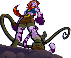 La Agente Neyla durante Sly 2: Ladrones de Guante Blanco.