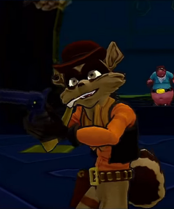 Sly Cooper e Carmelita Fox, retrato animado, png