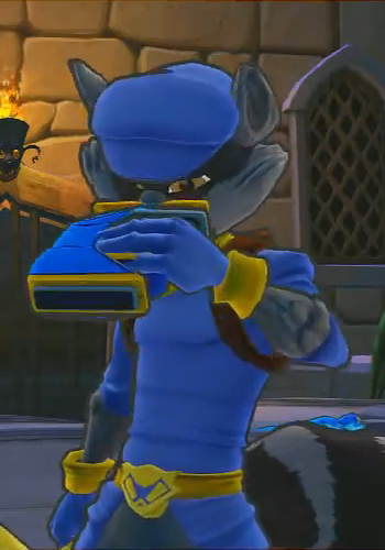 Sly Cooper e Carmelita Fox, retrato animado, png