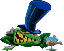 Sir Raleigh durante Sly Cooper y el Latronius Mapachibus.