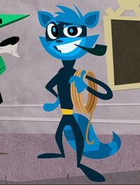 Dibujo de Conner Cooper durante Sly Cooper: Ladrones en el Tiempo.